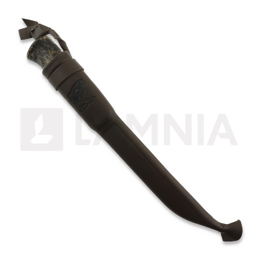 Er&auml;puu Kalastaja 160 puukko, musta