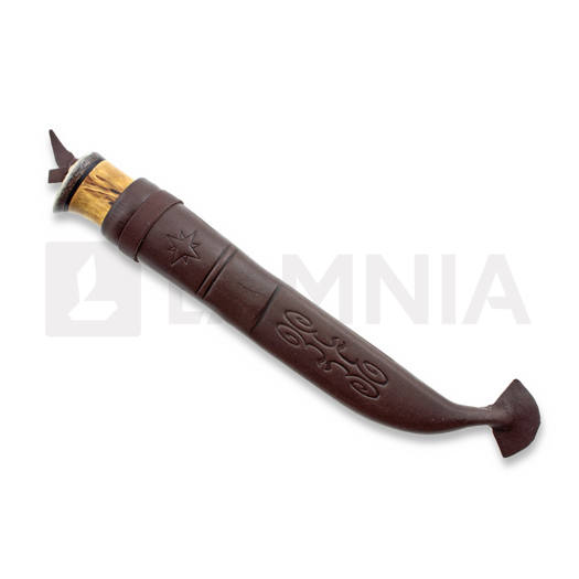 Eräpuu Lappland Carver 95 finnish Puukko knife, tar treated
