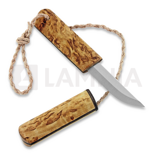 Eräpuu Taskupuukko knife, curly birch