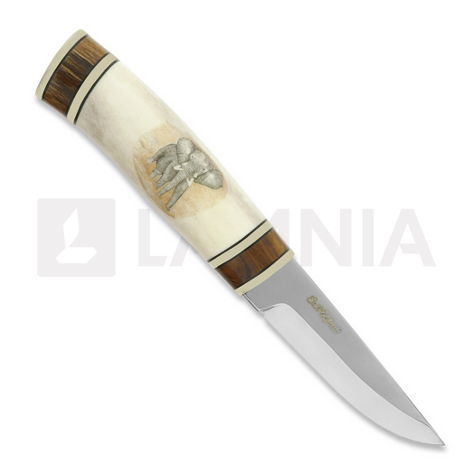 Erik Nylund Puukko 402, Scrimshaw