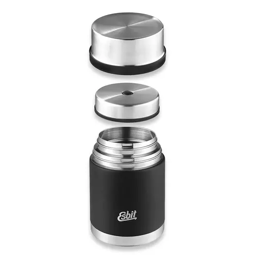 Esbit Food Jug Sculptor, 1 L, black, stainless