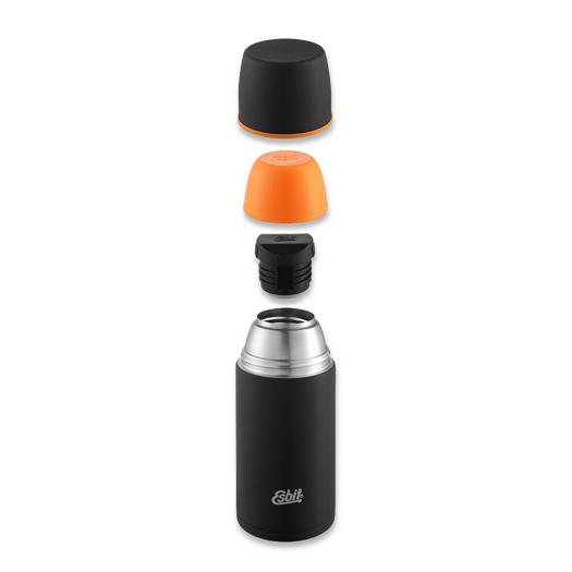 Esbit Stainless steel vacuum flask 0,75L, black