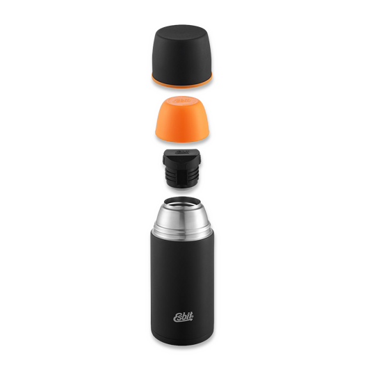 Esbit Stainless steel vacuum flask 0,75L, black