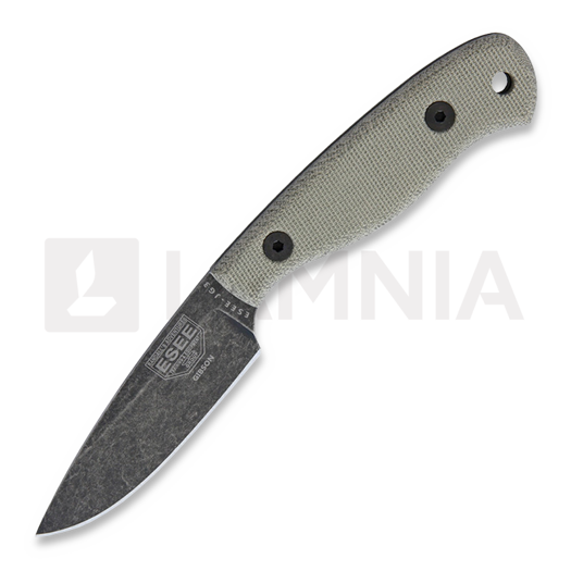 ESEE Camp Lore James Gibson veitsi, blackwash