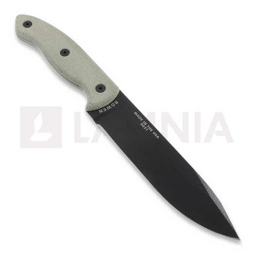 ESEE CM6 Combat Tactical, tan canvas micarta