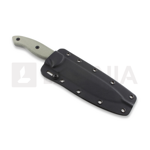 ESEE CM6 Combat Tactical, tan canvas micarta