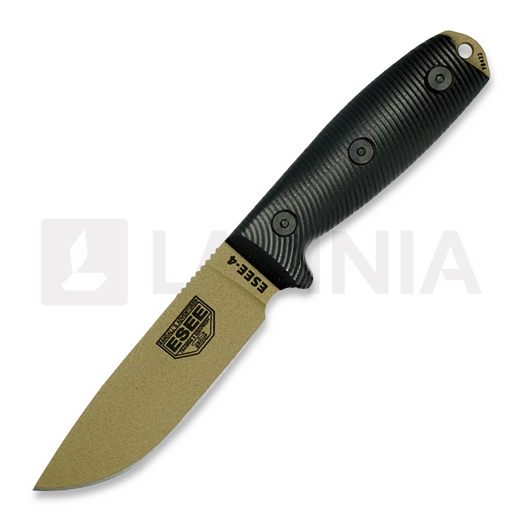 ESEE Esee-4 3D G10, dark earth/black