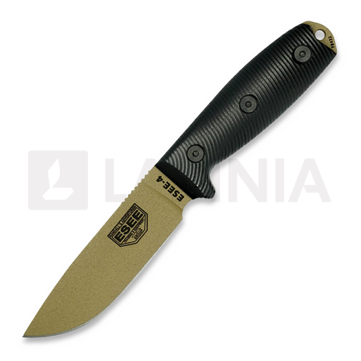 ESEE Esee-4 3D G10, dark earth/black