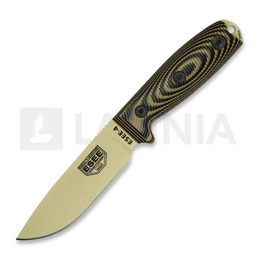 ESEE Esee-4 3D G10, desert tan/coyote brown