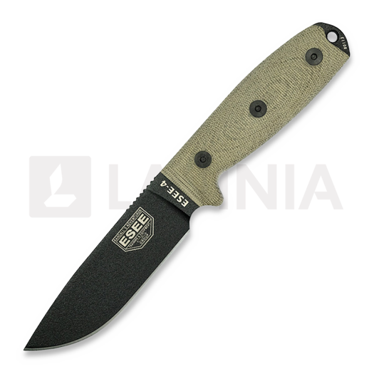 ESEE Esee-4 3D Micarta, black/green