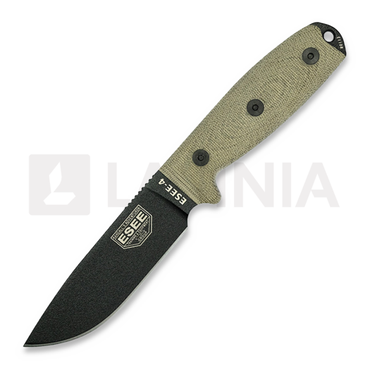 ESEE Esee-4 3D Micarta, black/green