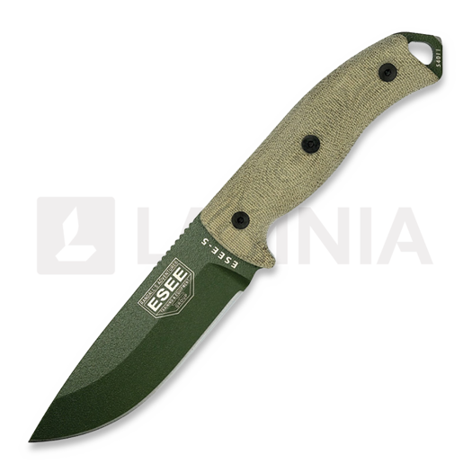 ESEE Esee-5 3D Micarta, olive drab