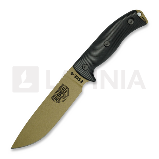 ESEE Esee-6 3D G10, dark earth/black
