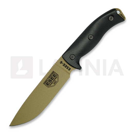 ESEE Esee-6 3D G10, dark earth/black
