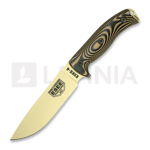ESEE Esee-6 3D G10, desert tan/coyote brown