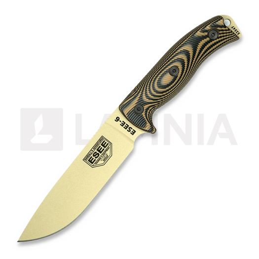 ESEE Esee-6 3D G10, desert tan/coyote brown