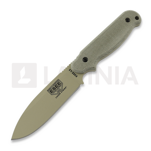 ESEE Laser Strike Canvas Micarta išgyvenimo peilis