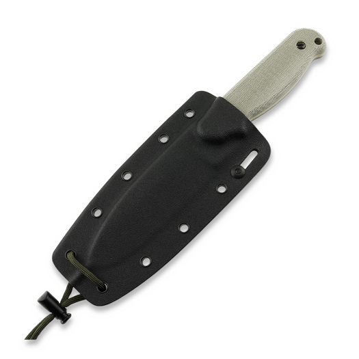 Cuchillo de supervivencia ESEE Laser Strike Canvas Micarta, desert tan