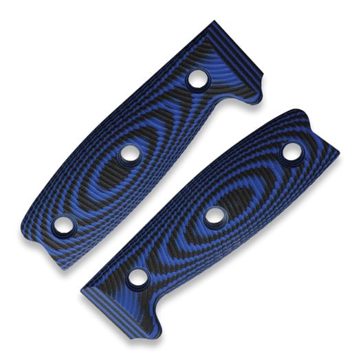 ESEE Model 4 - 3D G10 handle scales, svart, blå