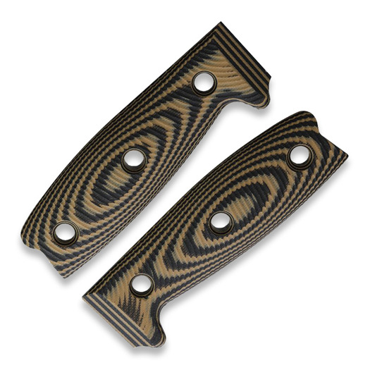 ESEE Model 4 - 3D G10 handle scales, svart, brun