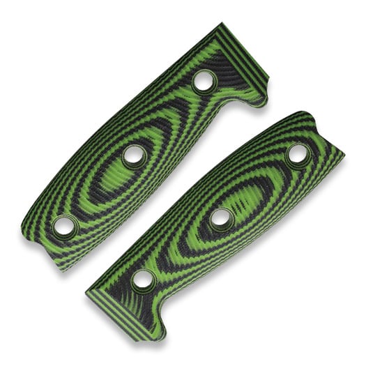 ESEE Model 4 - 3D G10 handle scales, svart, grønn