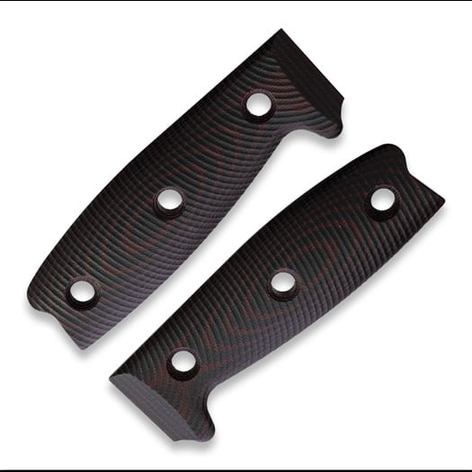ESEE Model 4 - 3D G10 handle scales, svart, rød