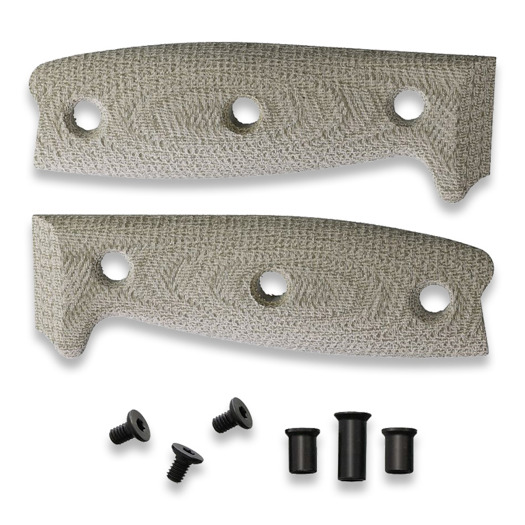 Handle scales ESEE Model 4 - 3D Micarta, zelen&aacute;