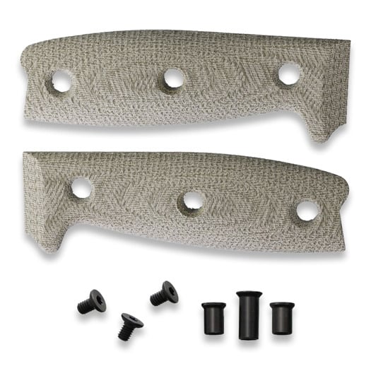 Handle scales ESEE Model 4 - 3D Micarta, zelená