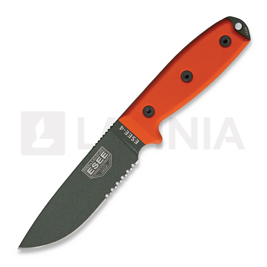 ESEE Model 4, serrated, G10
