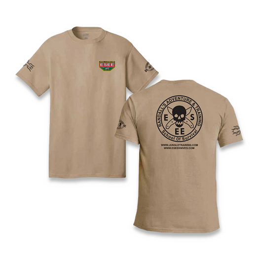 ESEE Training tシャツ, 茶色