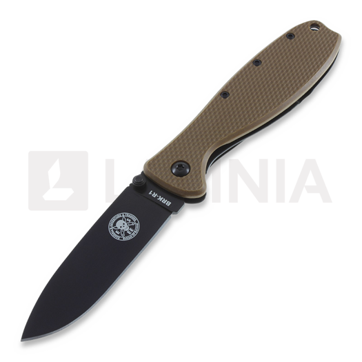 Складной нож ESEE Zancudo, coyote brown/чёрный