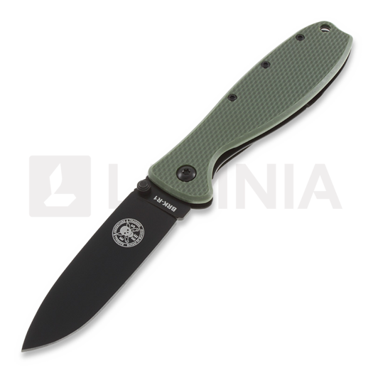 ESEE Zancudo sulankstomas peilis, žalia/juoda