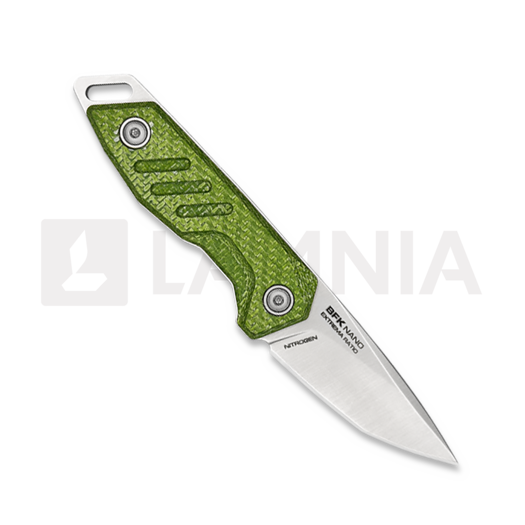 Faca Extrema Ratio BFK Nano Satin Nitrogen Green Carbon Fiber