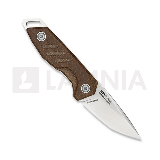 Faca Extrema Ratio BFK Nano Satin Nitrogen Tobacco Micarta