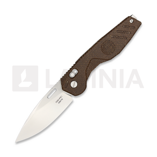 Navalha Extrema Ratio BFK Stonewashed N690 Tobacco Micarta