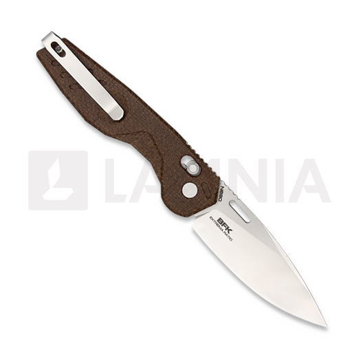 Navalha Extrema Ratio BFK Stonewashed N690 Tobacco Micarta