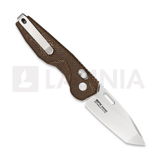 Navalha Extrema Ratio BFK Zero Stonewashed N690 Tobacco Micarta