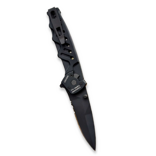 Extrema Ratio Caimano Nero N.A. manual folder sulankstomas peilis