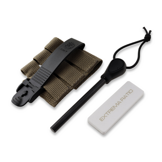 Extrema Ratio Dual Grit Sharpener And Firesteel Pocket Kit
