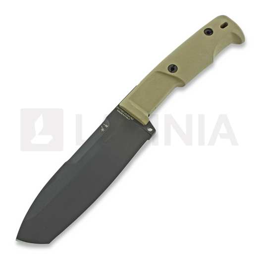 Extrema Ratio Selvans Black 서바이벌 나이프, brown sheath