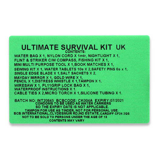 Extrema Ratio Survival Kit UK FODERO, gr&oslash;n