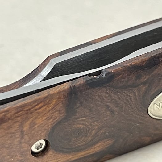 Fällkniven Gentlemans Pocket Knife - Lam. CoS - Desert Ironwood, B-Stock GPDI-BSA