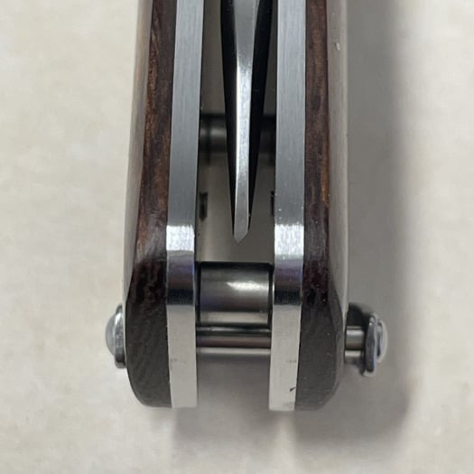 Fällkniven Gentlemans Pocket Knife - Lam. CoS - Desert Ironwood, B-Stock GPDI-BSA