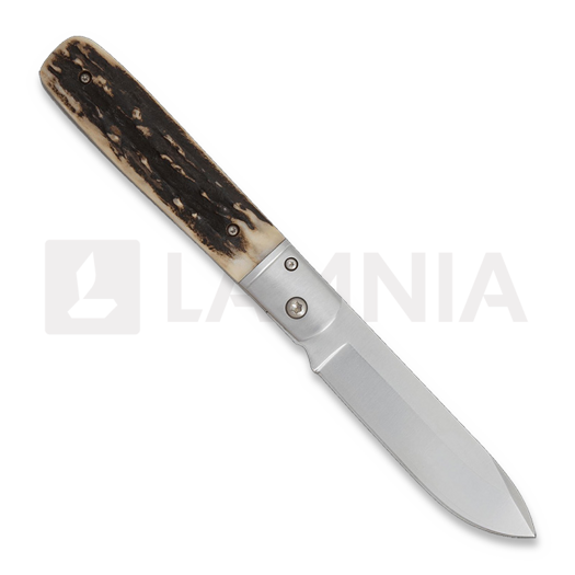 F&auml;llkniven Gentlemans Pocket Knife - Lam. CoS - Stag GPS