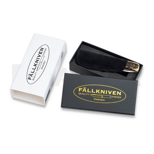 F&auml;llkniven Gentlemans Pocket Knife - Lam. CoS - Stag GPS