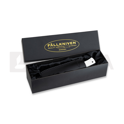 F&auml;llkniven HK6cxL Hunter&rsquo;s Knife - Cowry X Damascus - Leather HK6CXL