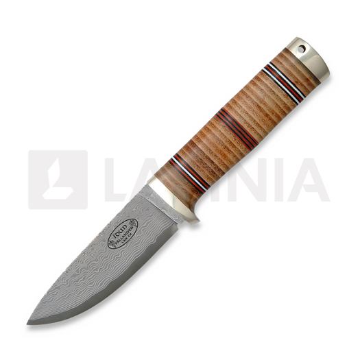 Nůž Fällkniven NL5cxL Idun - Cowry X Damascus - Leather FNNL5CXL