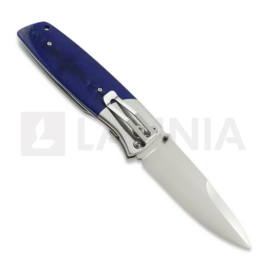F&auml;llkniven PXL Magnum Folder - Elmax - Juma Blue Snake k&auml;&auml;nt&ouml;veitsi PXLBS