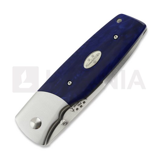 F&auml;llkniven PXL Magnum Folder - Elmax - Juma Blue Snake k&auml;&auml;nt&ouml;veitsi PXLBS