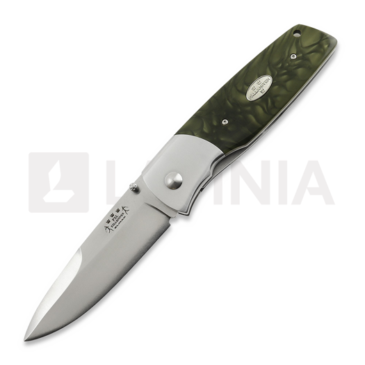 Fällkniven PXL Magnum Folder - Elmax - Juma TAC Woodland folding knife PXLTW